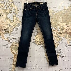 rag & bone low rise skinny jeans size 29